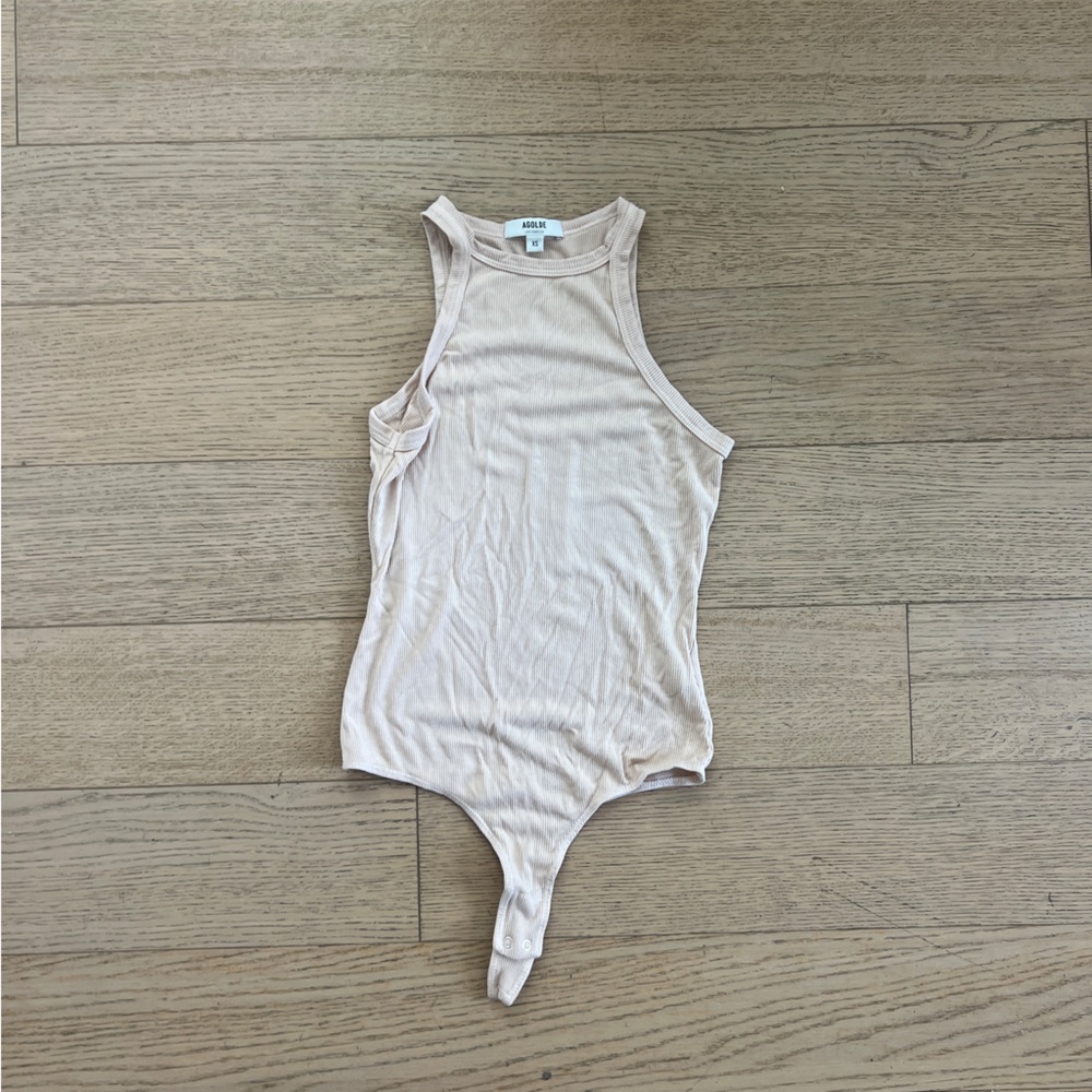 Agolde Tan Bodysuit